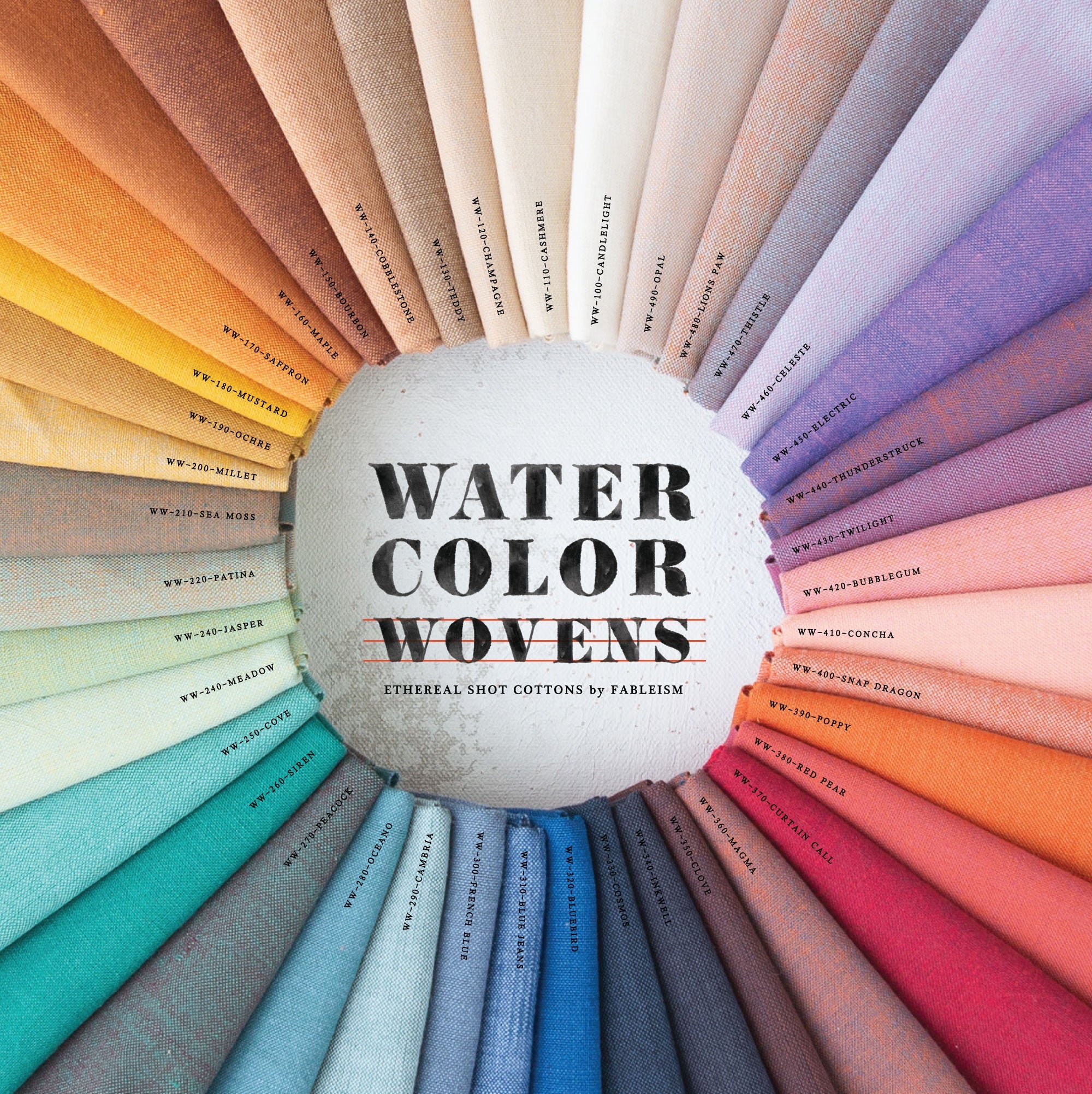 Watercolor Wovens by Fableism Supply Co.
