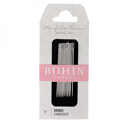Bohin - Embroidery Needles - Size 7 - 15 needles