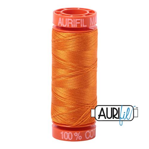 Cotton Mako Thread 50wt 200M Aurifil - 1133 Bright Orange