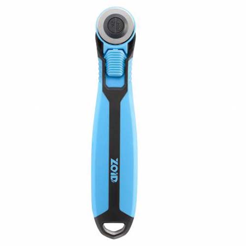 ZOID Rotary Cutter 28mm - Blue with contoured grip