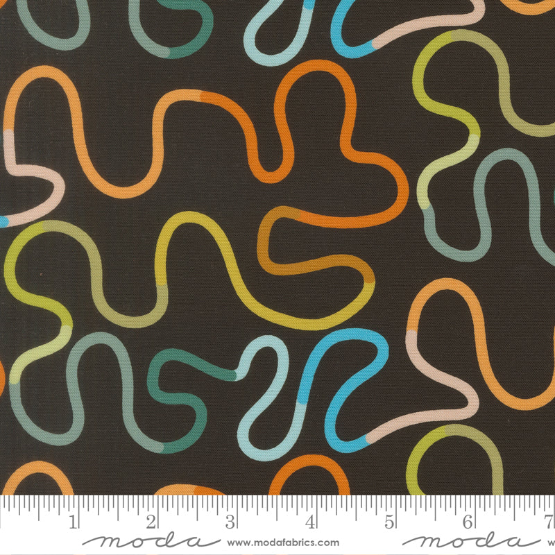 True To Hue - Undertone Venture Stripes - Black as Night - color meander