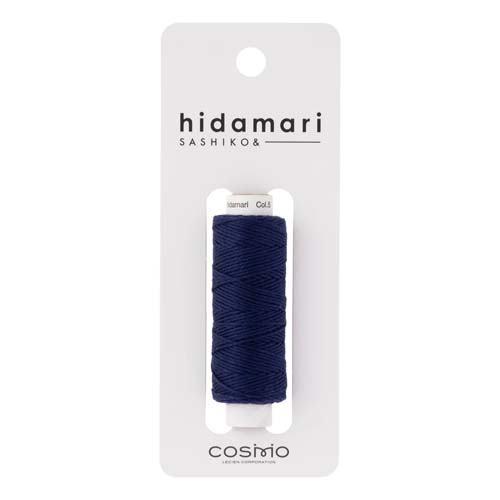 Sashiko Thread - Indigo Blue22/6 30 meters Cosmo Hidamari