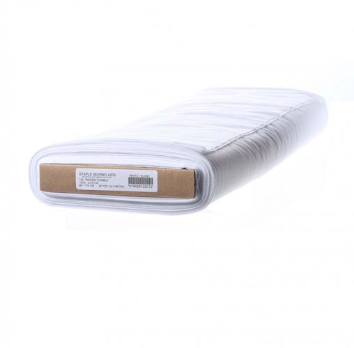 Staple Sewing Aids-122 WhiteWoven Fusible Interfacing-45" Cotton, Price seems