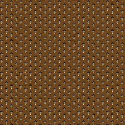 Esther's Heirloom Shirt-Leafy Rings-Chestnut Brown by Kim Diehl
