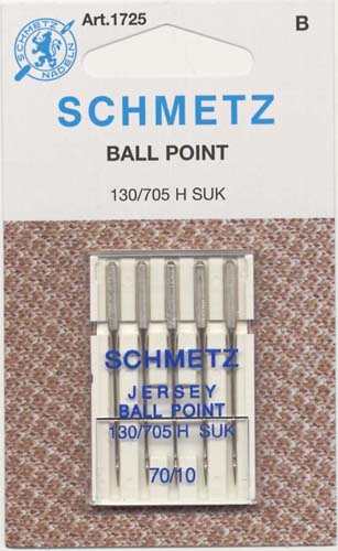 Schmetz Jersey/Ball Point Needles 70/10 130/705