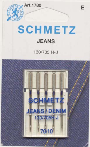 Schmetz - Denim/Jeans MachineNeedle - 70/10, 5ct.