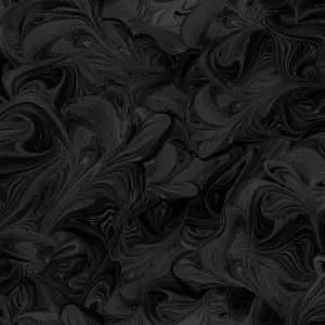118" Wide Back - Swirls -Black - Black and dark brown swirls