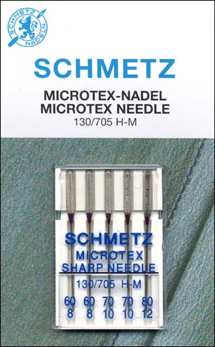 Schmetz - Microtex sharp needles, variety pack 130/705 H-M #1839