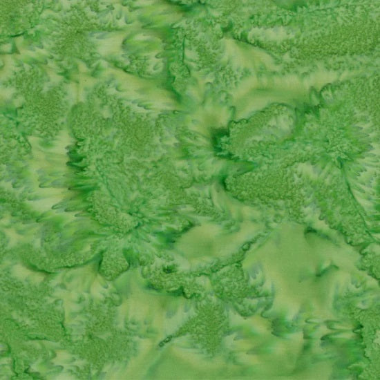 HFM - 1895 Batik - Bali Watercolors - Patty - medium green