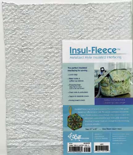 Pellon 975 Insul Fleece Pack -27 x 45" Polyester & Metalized Mylar Interfacing