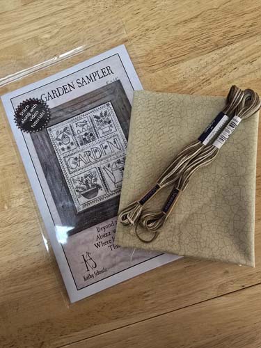 Kit - Garden Sampler - includes pattern, fabric, & thread
