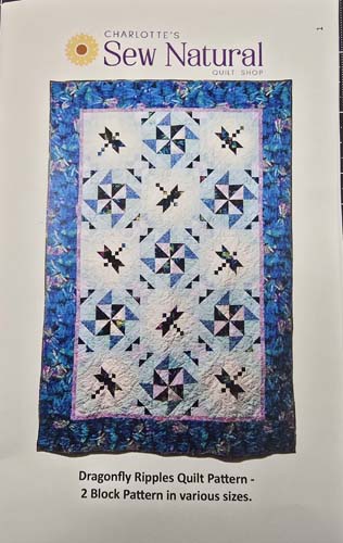 Ripples Quilt - Pattern includes Whirl & Dragonfly Block Patterns
