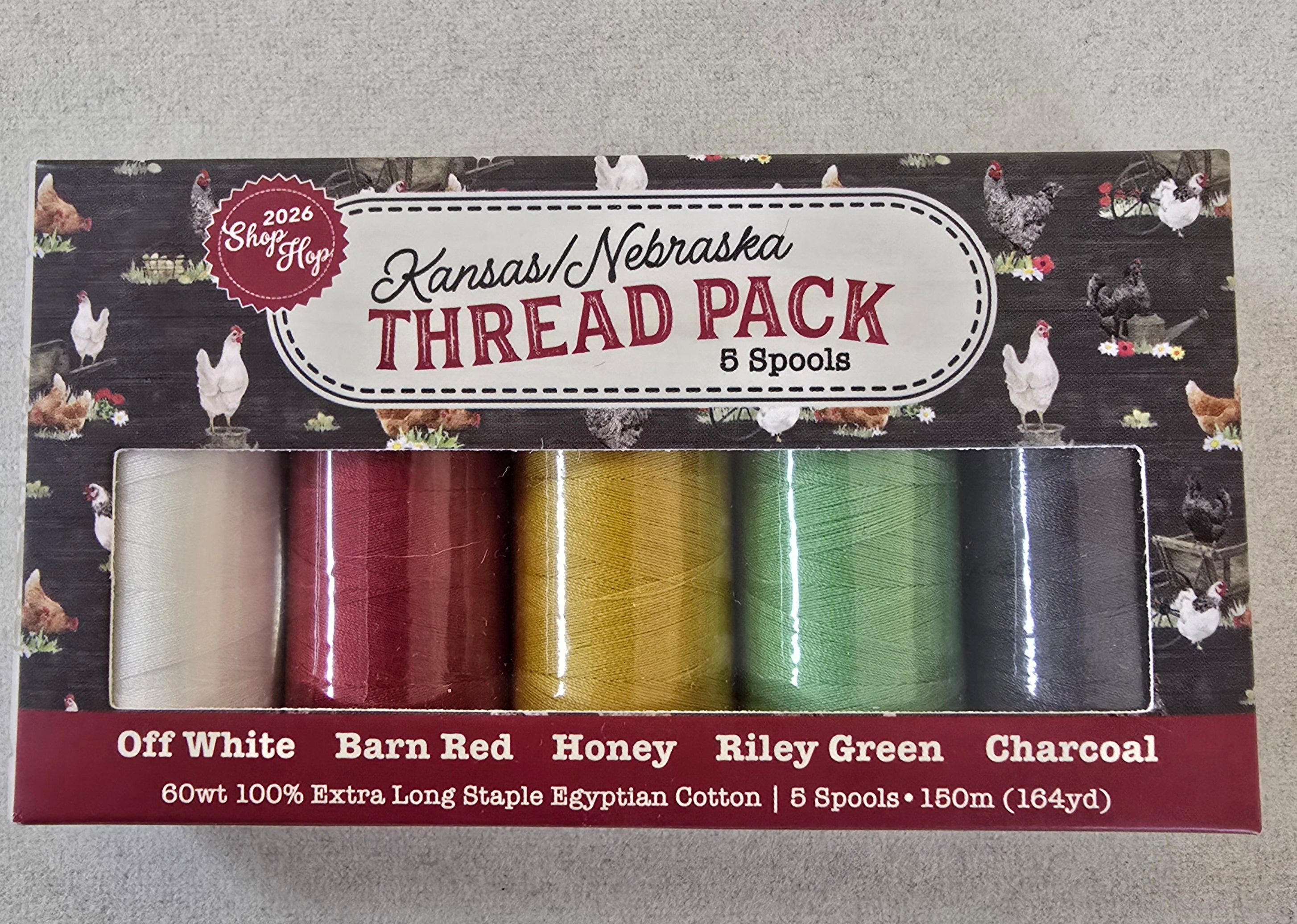 2026 KSNE  - The Heartland  - Thread Pack - 5 spools - NO DISCOUNT