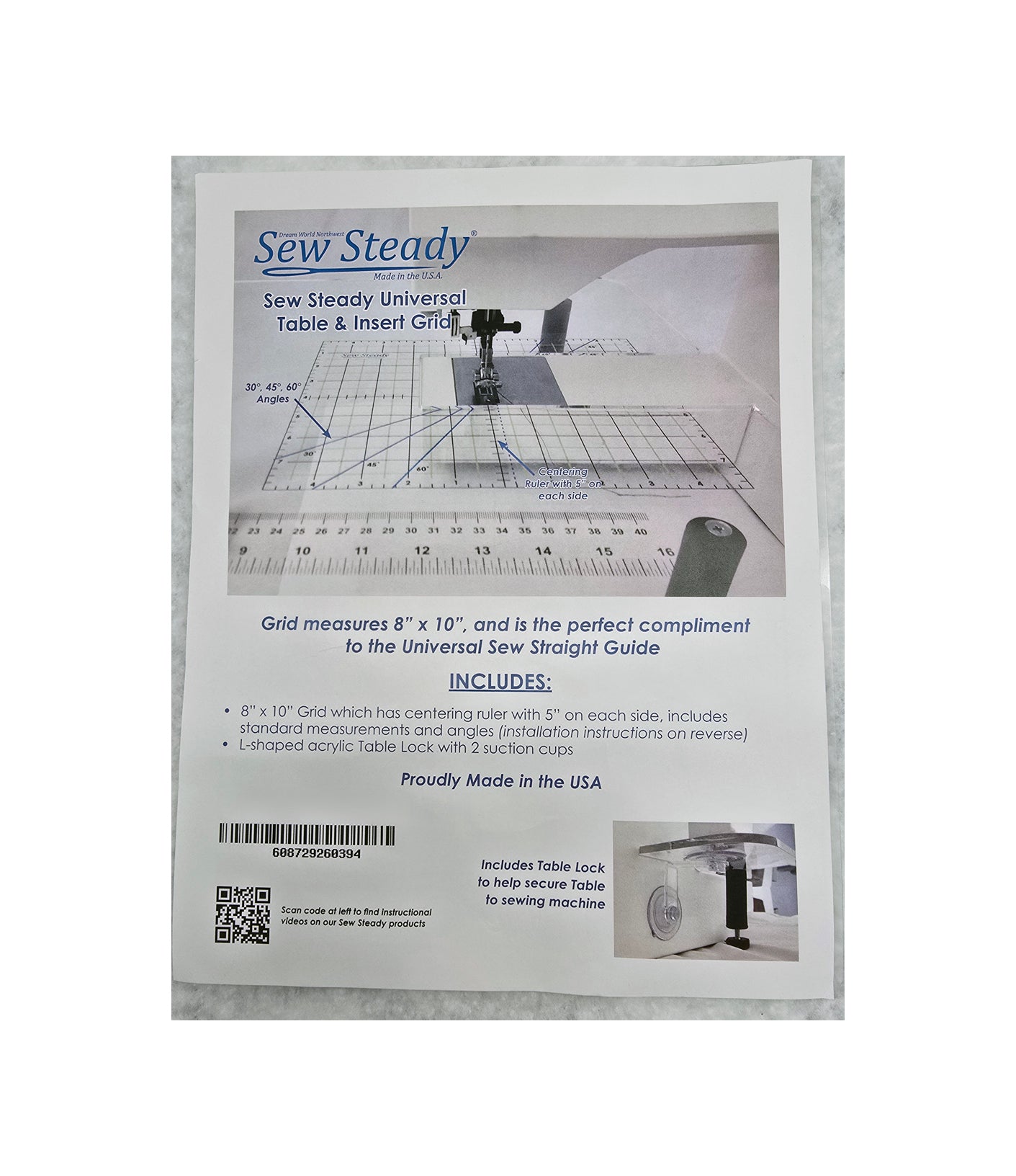 Sew Steady Universal Table Grid
