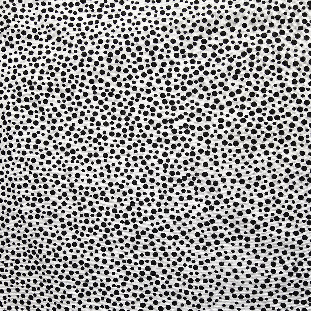 Bali Chops Batik - Chalk-black dots on white