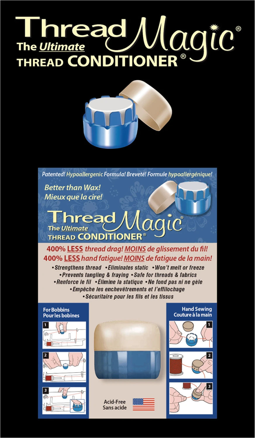 Thread Magic - The ultimate thread conditioner by Taylor Seville