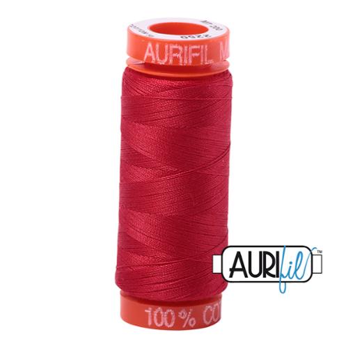Cotton Mako Thread 50wt 200M Aurifil - 2250 Red