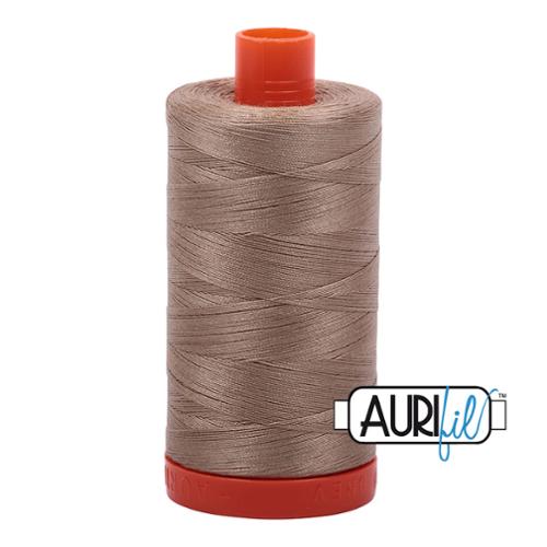 Cotton Mako Thread 50wt 1300M  Aurifil - 2325 Linen