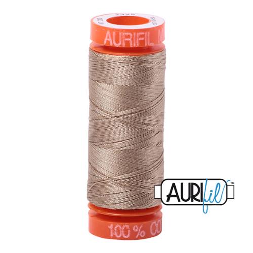 Cotton Mako Thread 50wt 200M Aurifil - 2325 Linen