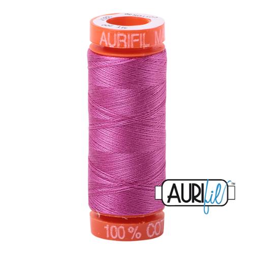 Cotton Mako Thread 50wt 200M Aurifil - 2588 Light Magenta