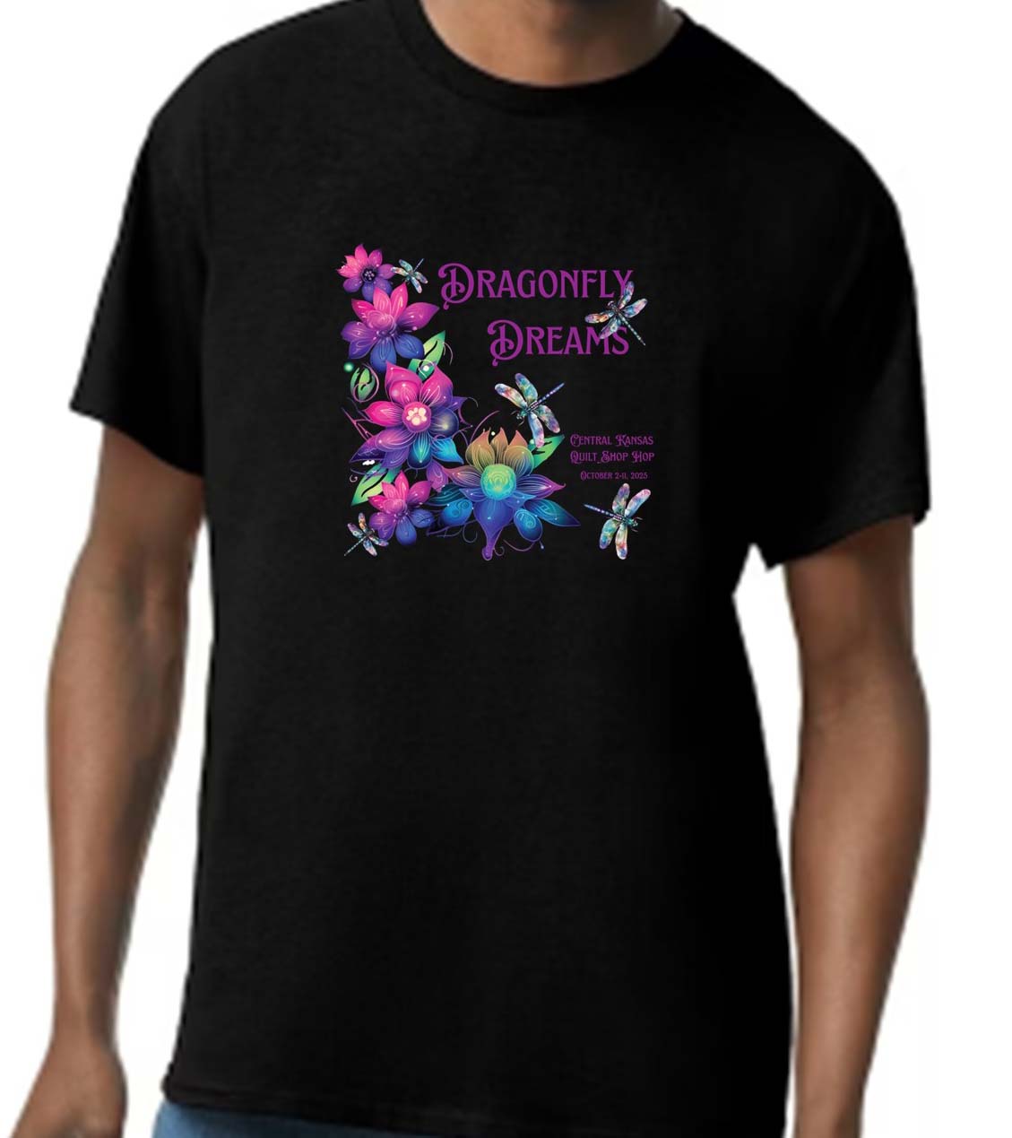 2025 Shop Hop T-Shirt -3 XLCrew Neck