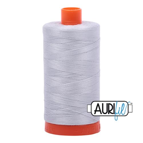 Cotton Mako Thread 50wt 1300M - Aurifil  -MK 2600 - Dove