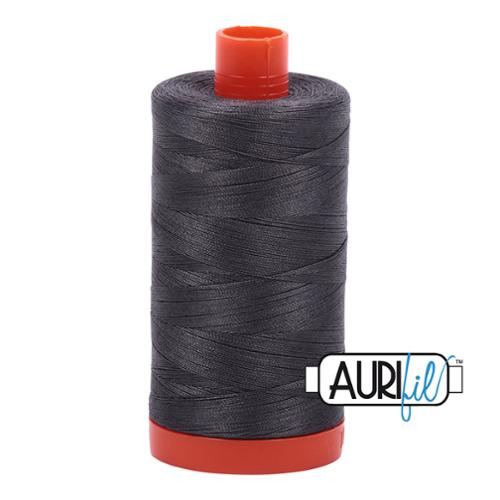 Cotton Mako Thread 50wt 1300M Aurifil - 2630 pewter