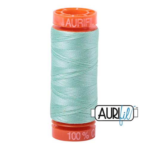 Cotton Mako Thread 50wt 200M Aurifil - 2835 Medium Mint