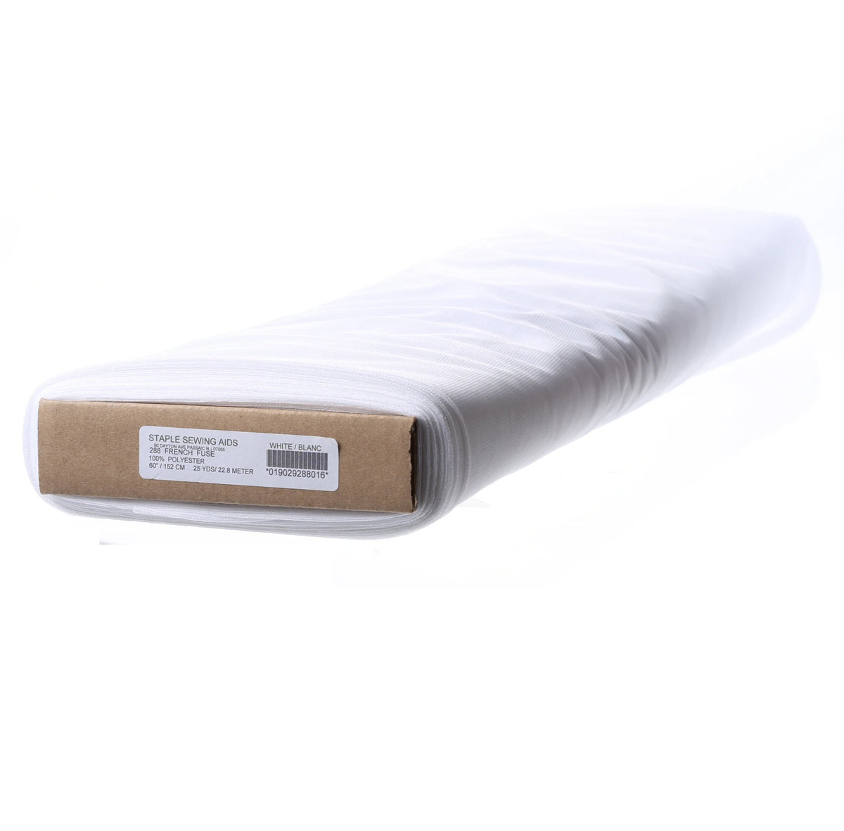 French Fuse 60" white fusible weft interfacing sutiable for T-shirt backing