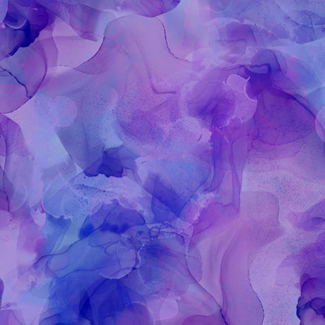 108" Wide Back - Aura - Purple - Watercolor blender in purples