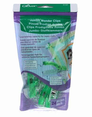 Clover - Jumbo Wonder Clips (24 pcs) - 3157 CV