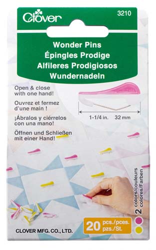 Wonder Pins - open and close with one hand - 20 pieces 1 1/4"