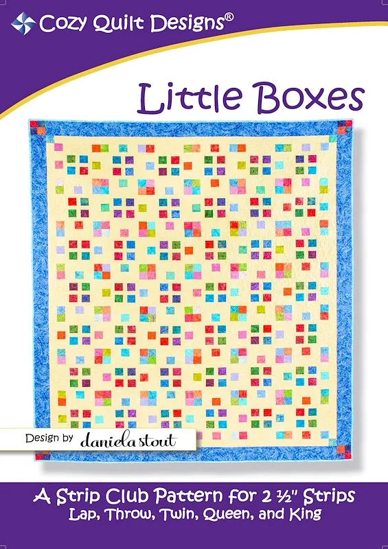 Little boxes - Cozy Quilt Designs Strip Club Pattern