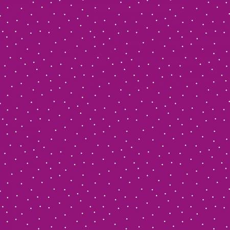 Essentials Pindots -White dots on mulberry