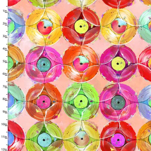 Rhythm and Hues - Allover Records - Multi - rows of watercolor records