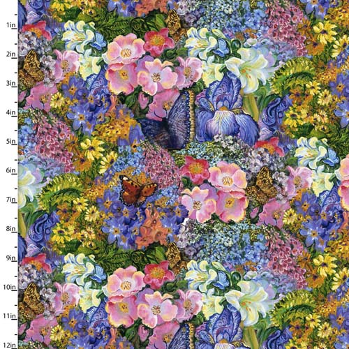 Power of the Elements - Spring Floral - Multi - packed floral w/ butterflies