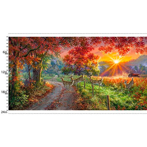 Through the Forest Light - 2/3yd. PANEL
