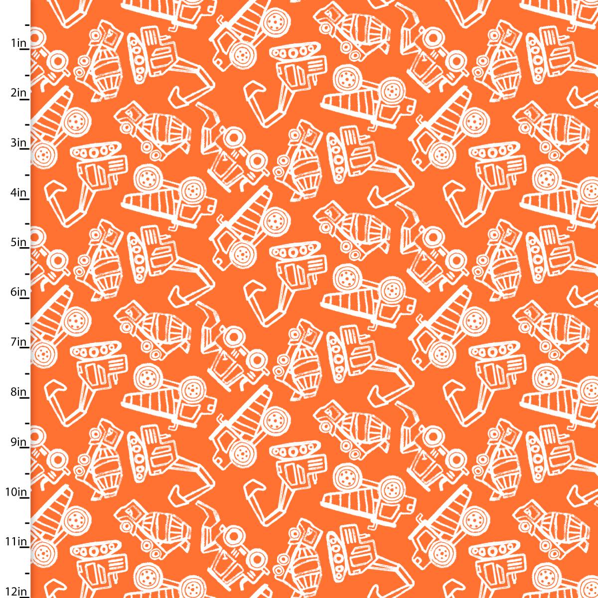 Dump, Dig & Rumble Flannel - Haul and Hustle - Orange