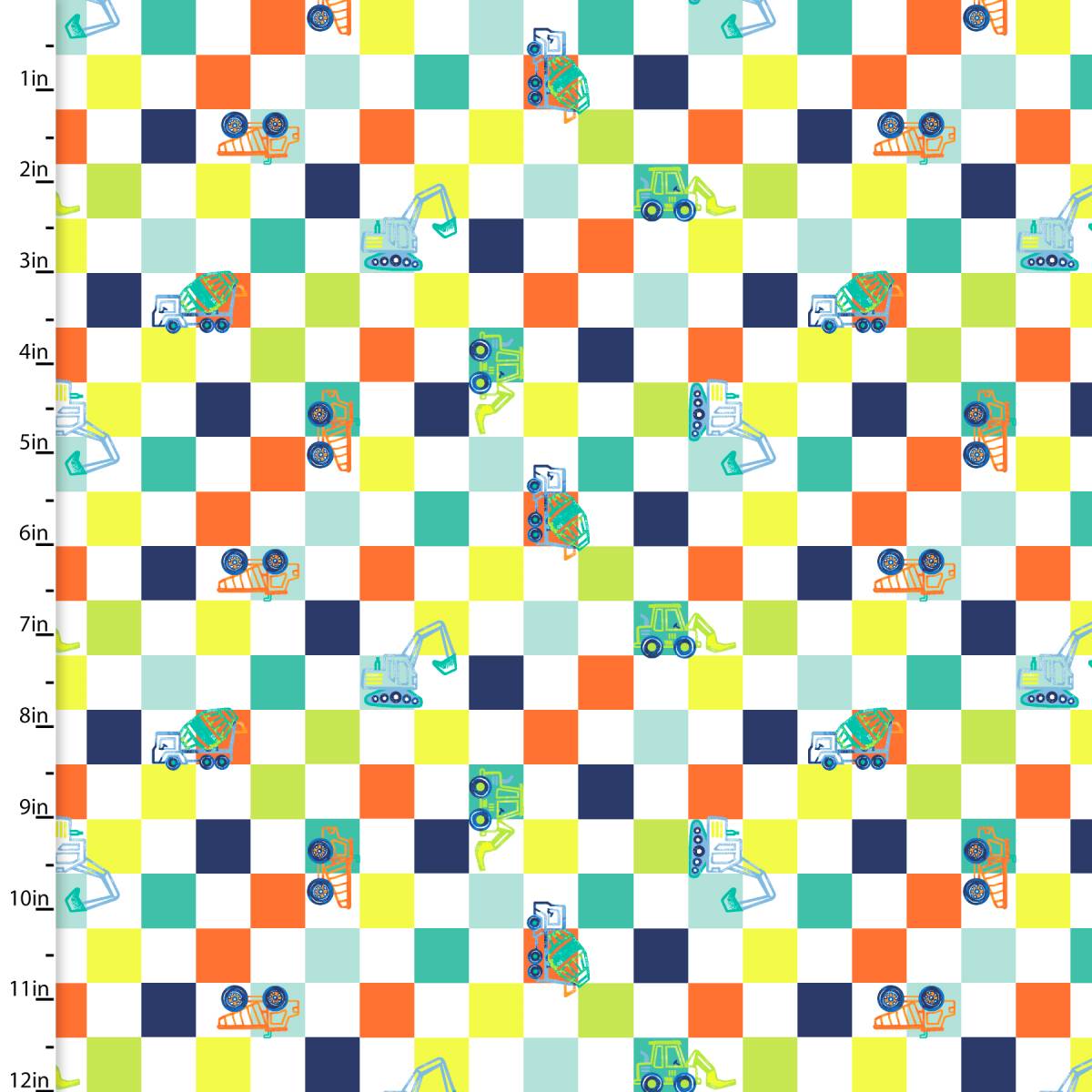 Dump, Dig & Rumble Flannel - Little Loaders - White