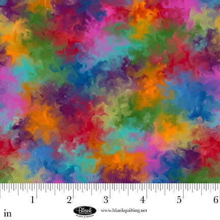 Metro Mirage - Color Splash - Red - bright paint splotches