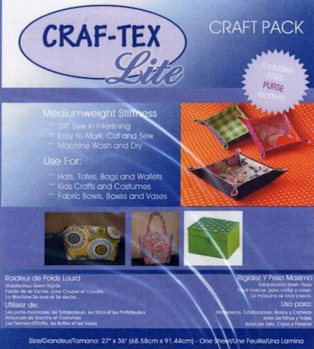 Craf-Tex Lite - Medium wght. stiffness 27 x 36 one sheet by Bosal