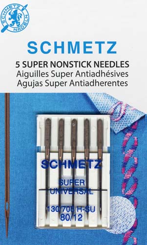 Schmetz 80/12 5 Super NONSTICK Needles-#4502