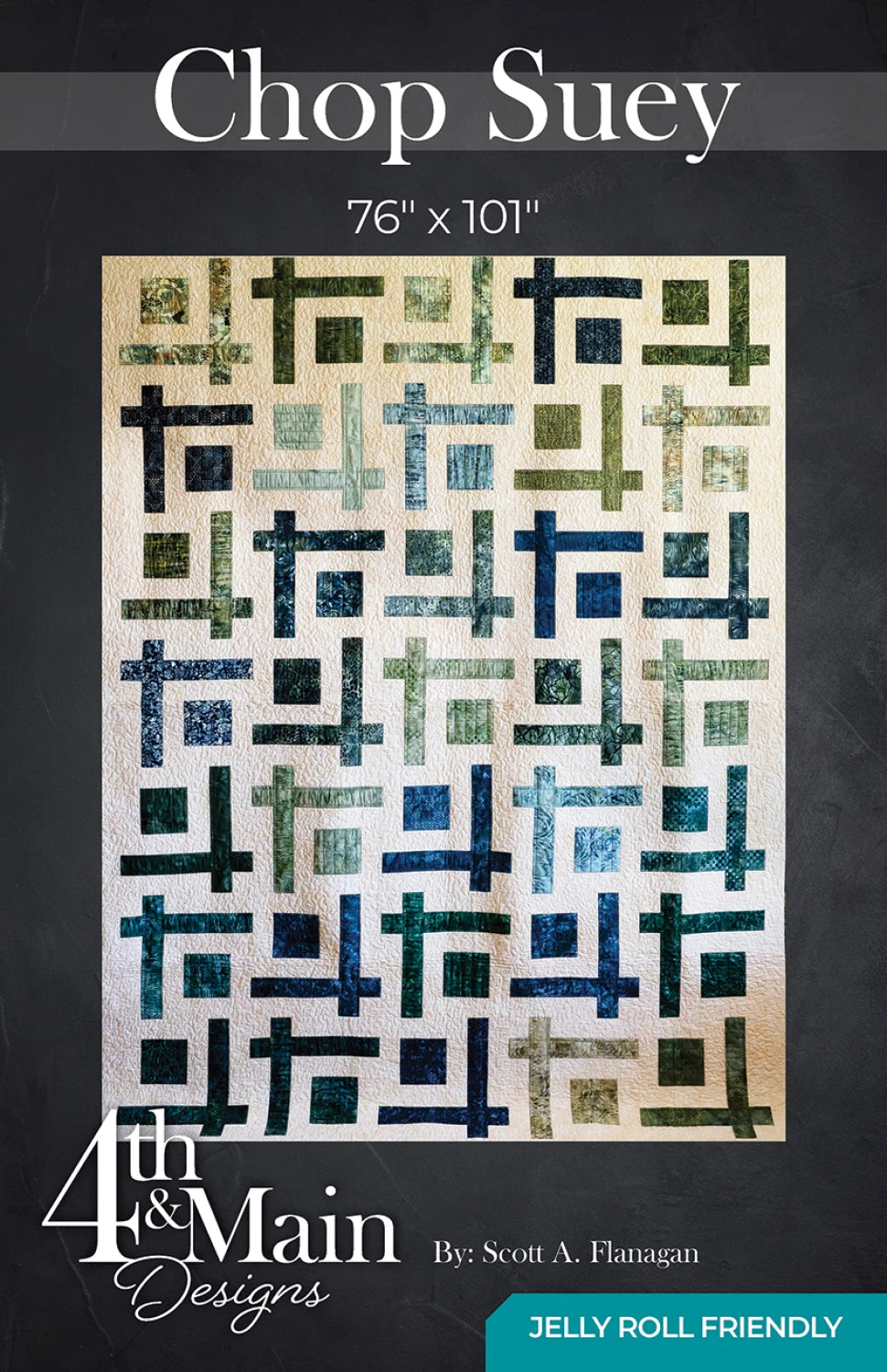 Chop Suey pattern - 76x101 quilt - 4th & Main - Scott Flanagan