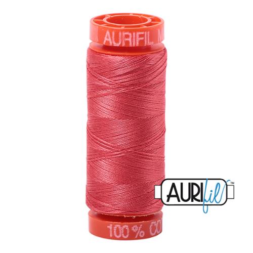 Cotton Mako Thread 50wt 200M Aurifil - 5002 Medium Red