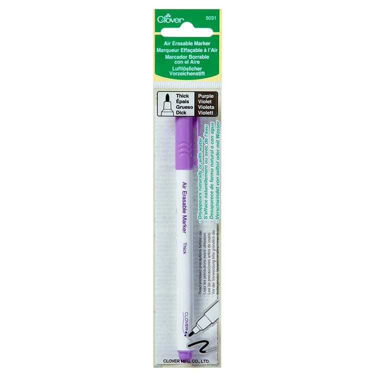 Clover Air Eraseable Marker Thick Purple 5031CV