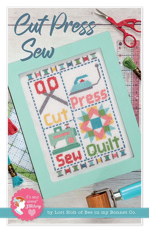 Cut Press Sew  - CROSS STITCH pattern-  Lori Holt