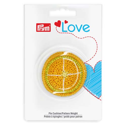 Prym Pattern weight pin cushion - Orange -  60114