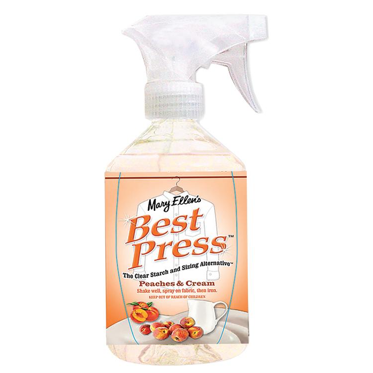 Best Press - Peaches & Cream - 16 oz with Sprayer-The Clear Starch Alternativ