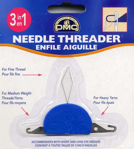 DMC - Needle Threader - for fine , medium and heavyweight threads & yarns2.49