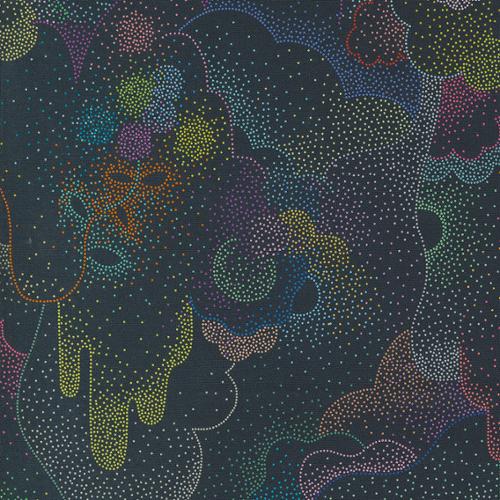 108" Wide Back - Gradients Auras - Onyx